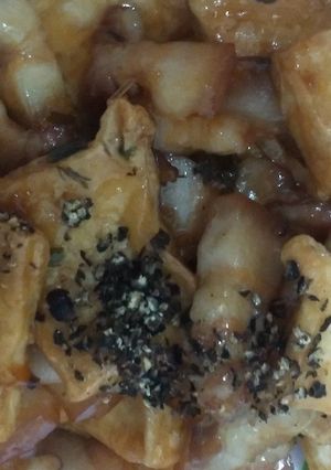 Hình của món Thịt kho đậu khuôn.
