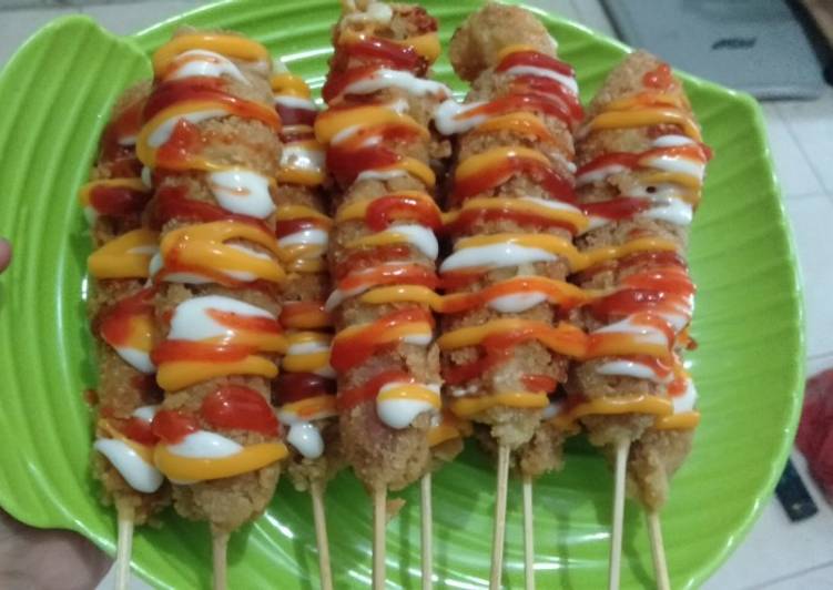 Corndog homemade