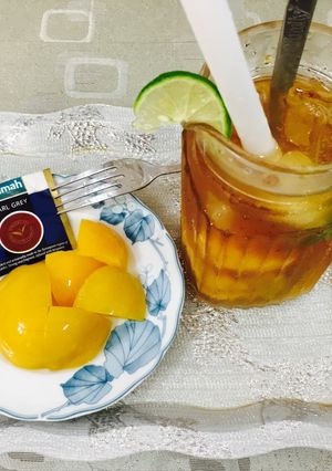 Hình của món Trà đào.