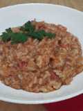 Risotto cu ton și sos de roșii