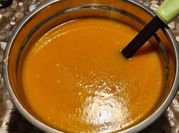 Une photo de velouté potiron