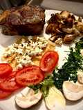 Côte de bœuf, déclinaison de cèpes