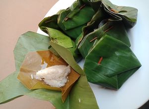 Foto resep Tape ketan bungkus daun pisang dan daun jambu