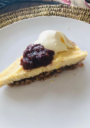 Una foto de Keto - Tarta de ricotta para el té