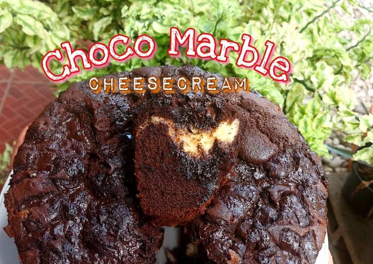 95. Choco Marble Cheese Cake