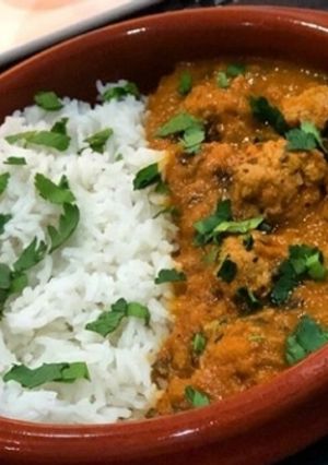 صورة لوصفة ارز ابيض بصوص مثوم