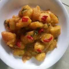 A picture of Sweet potatoes porridge.