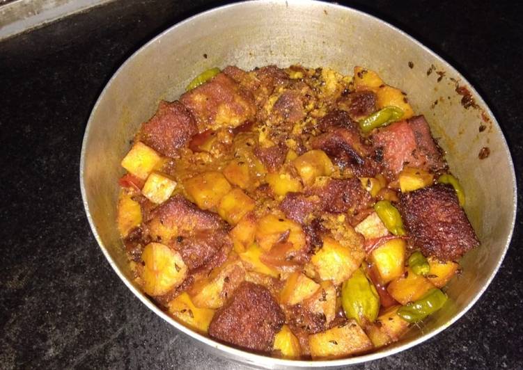 Recipe of Super Quick Homemade Chanar dalna