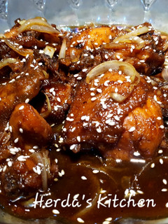 Foto resep Ayam Goreng Mentega Hitam Manis