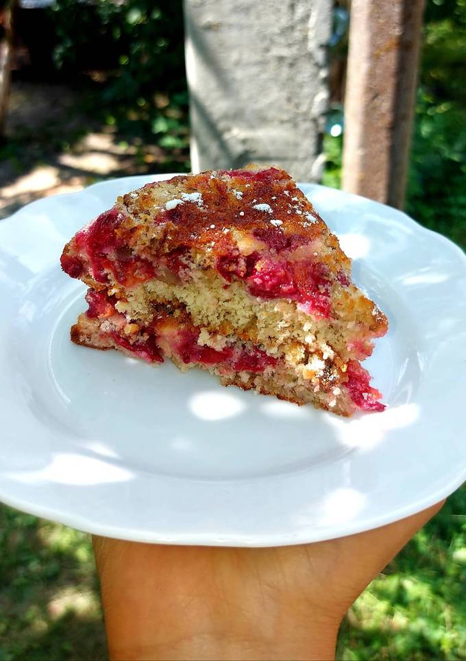 Вишневий пиріг з горіхами 🍒