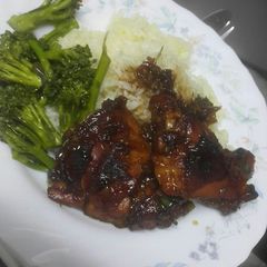 A picture of Honey soy chicken#4weekschallenge.#authors marathon.