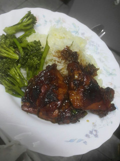 A picture of Honey soy chicken#4weekschallenge.#authors marathon.