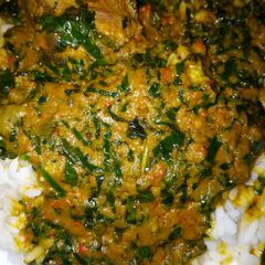 A picture of Banga stew.