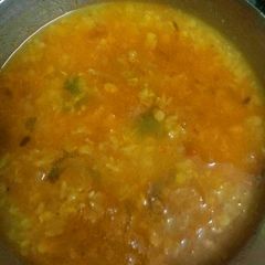 A picture of Yellow dal.