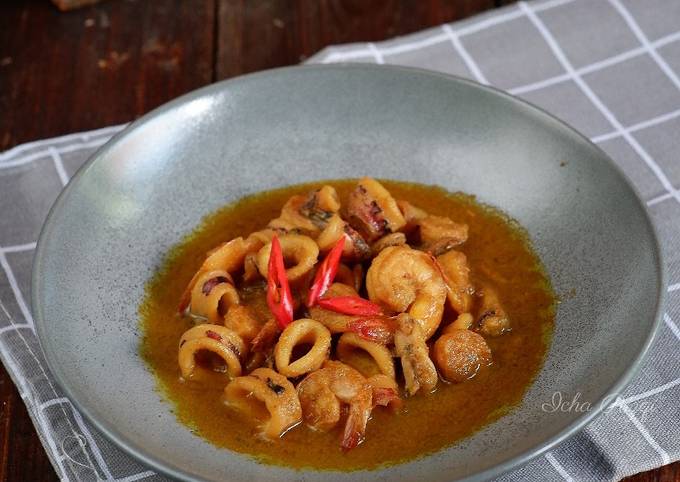 Resep Cumi Udang Saus Mentega Ala Seafood Kapasan Oleh Bun Elrafif