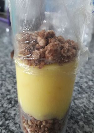 Una foto de Postre de naranja para diabéticos y celiacos