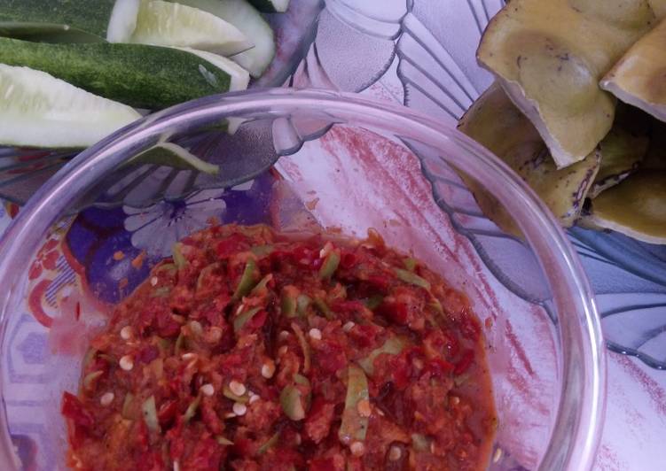 Cara mengolah Sambal Gandaria enak