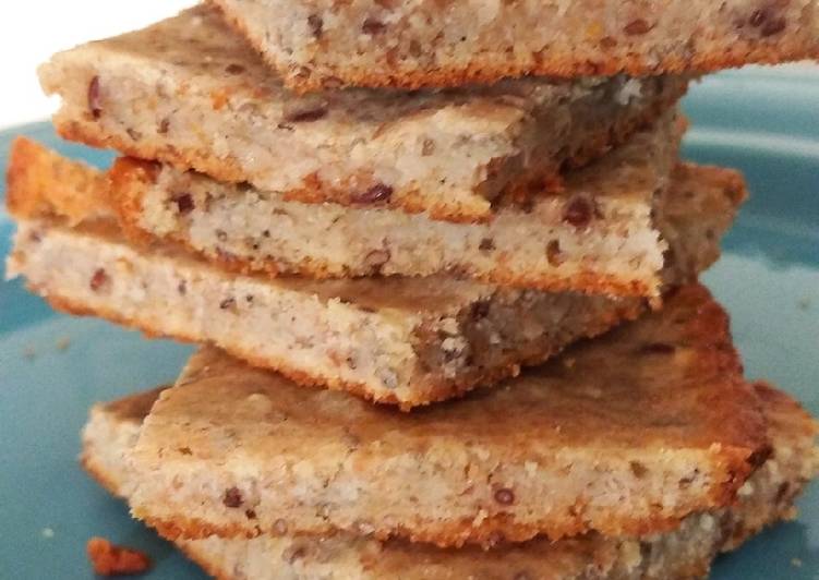 Fainá integral de queso con semillas 😋😋