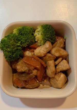 洋蔥雞胸肉 的食譜成品照片