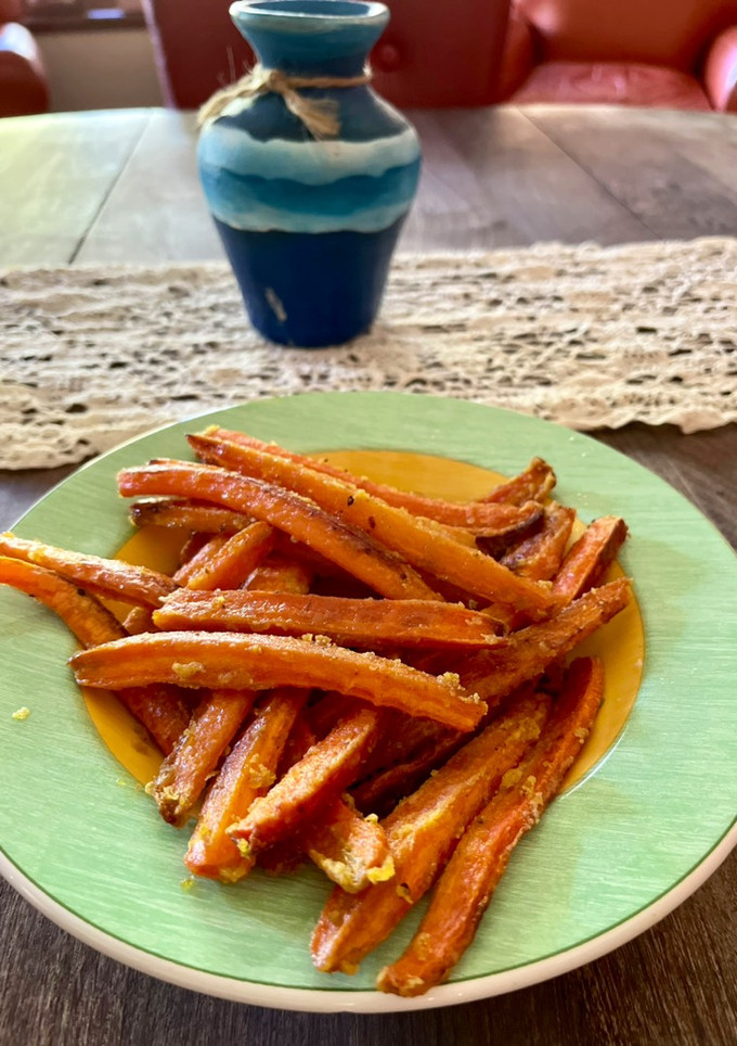 Una foto de Zanahorias al horno, snack saludable! Y muy fácil de hacer