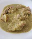 Costillas en salsa verde