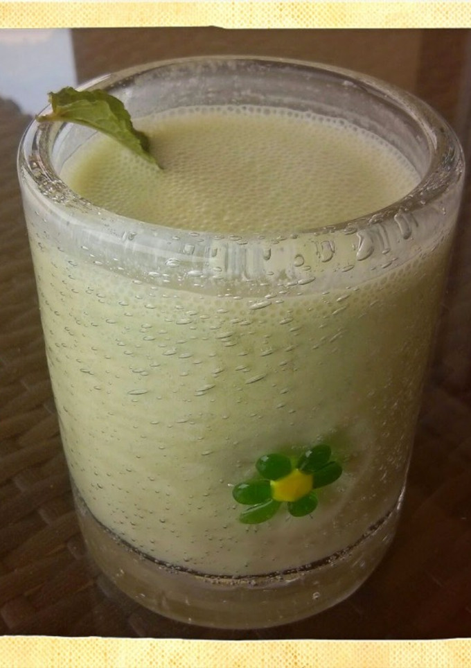 Una foto de Gazpacho de habas