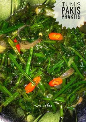 Foto resep Tumis pakis praktis