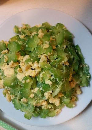Foto resep Tumis pare dan telur