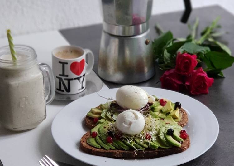 Voici la recette Avocado toasts parfait