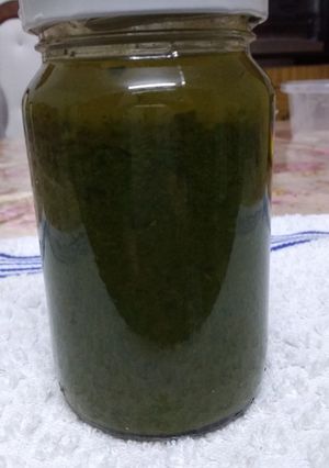 Una foto de Crema de albahaca