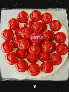 عکسی از دستور حلوای آلبالو آتنا