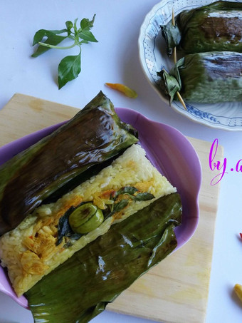 Cara Memasak Nasi bakar ayam rica Enak