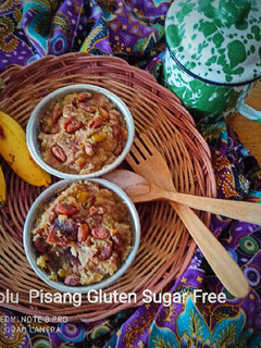 Foto resep Bolu Pisang Gluten & Sugar Free Banana Cake Gluten & Sugar Free