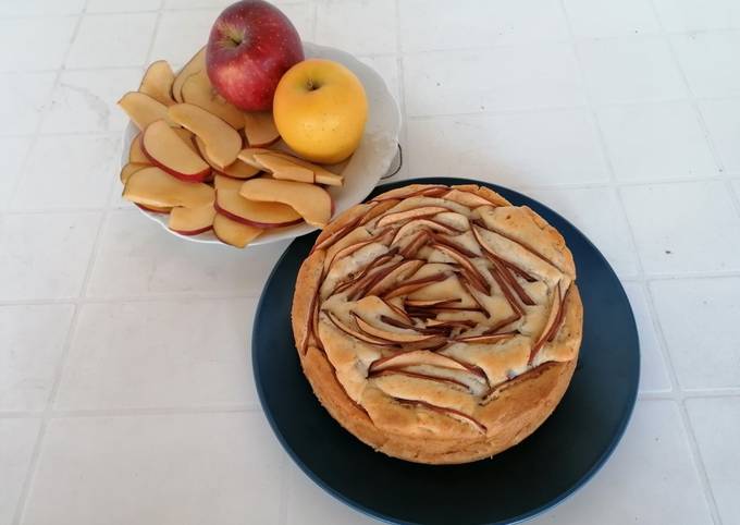 Guida passo passo a Preparare Qualsiasi notte della settimana Torta di mele senza uova