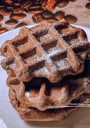 Foto resep Chocolate Belgian Liege Waffle