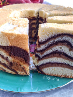 Foto resep Marmer Chiffon Cake