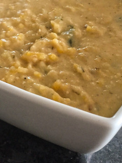Una foto de Polenta con queso 🧀