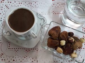 صورة لوصفة القهوة في الركوة الفخار "الكنكة"