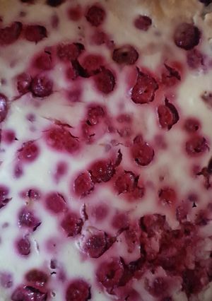 Una foto de Kuchen de frambuesa