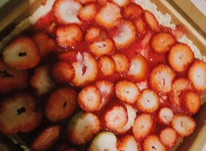 Una foto de CHEESECAKE SALUDABLE!!💪🏻🍓