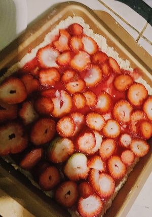 Una foto de CHEESECAKE SALUDABLE!!💪🏻🍓