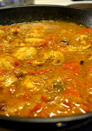 A picture of Teekha Murg.