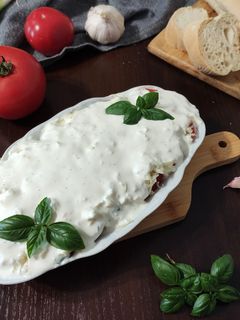 Zdjęcie przepisu Pomidory pod pierzynką.