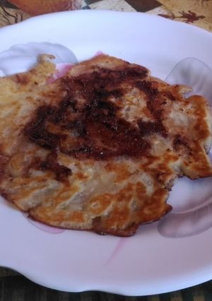 A picture of Choco filled pancake.