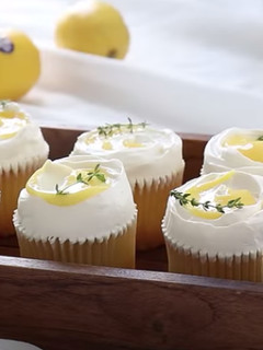 A picture of Super Fluffy and Moist Lemon Cupcakes Recipe.
