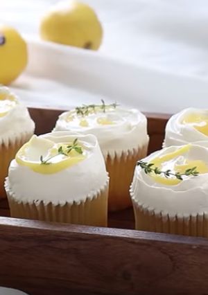 A picture of Super Fluffy and Moist Lemon Cupcakes Recipe.