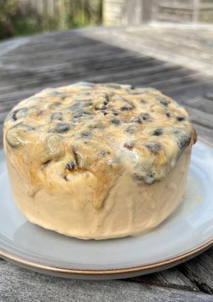A picture of Glacé au Nièr Beurre - Jersey black butter ice cream.