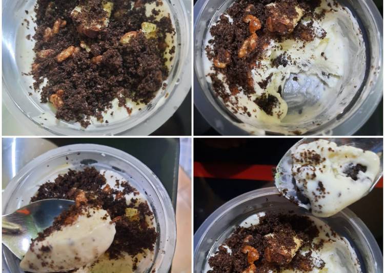 Resep Oreo Ice Cream (Homemade McFlurry Oreo), Enak Banget