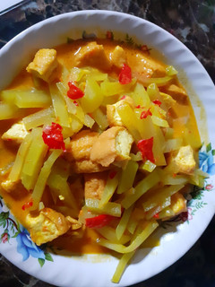 Foto resep Sayur labu siam tahu