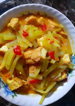 Foto resep Sayur labu siam tahu